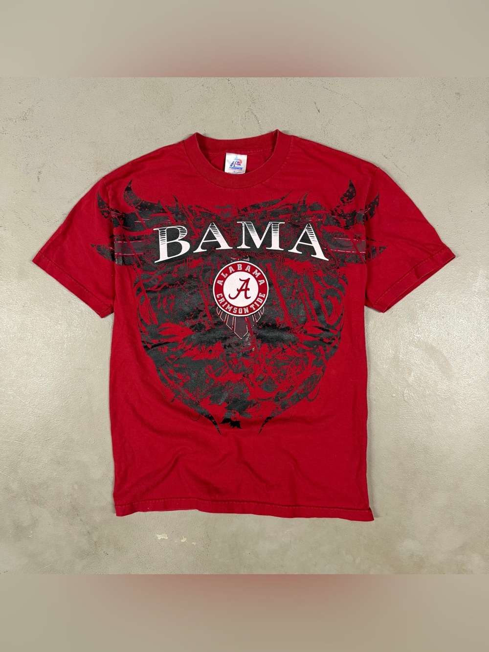 Vintage Y2K Alabama Crimson Tide College Sportswear Retro Tee T-Shirt Medium